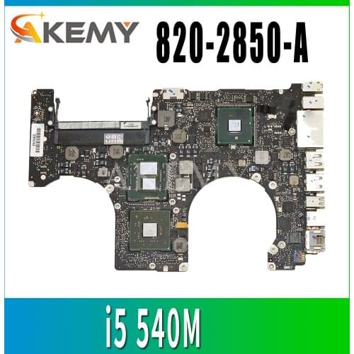 Motherboard for Macbook Pro 15" A1286 MC373CH 2010 Laptop Logic Board i5 520M i5 540M 820-2850-A