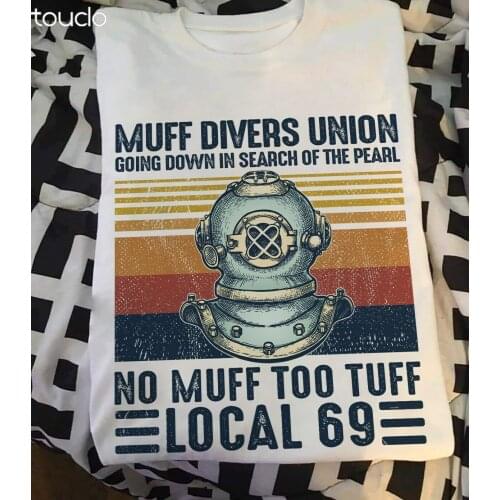 Muff Divers Union Going Down In Search Of The Pearl Scuba Diving Unisex Tshirt