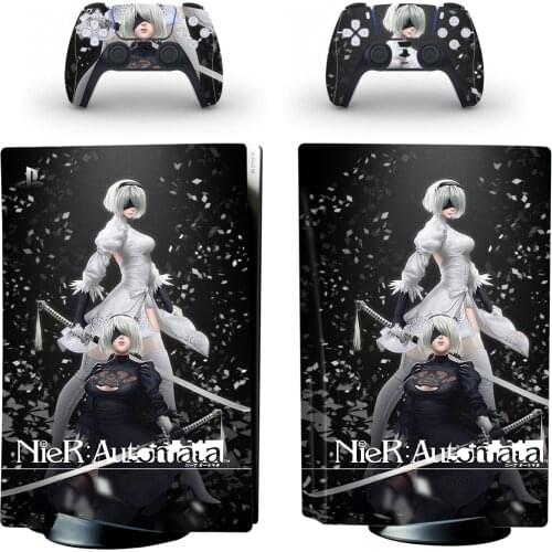 NieR Automata PS5 Disc Skin Sticker Protector Decal Cover for PlayStation 5 Console & Controller PS5 Disk Skin Sticker Vinyl