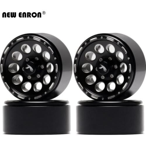 NEW ENRON 1.9" Alloy 55*45*27mm Beadlock Wheels Hub Rim for 1:10 RC Car Crawler Axial 90046 Traxxas TRX-4 MST jimny TF2 D90 D110