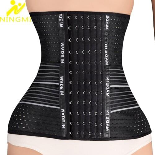 NINGMI Waist Trainer Belt Slimming Body Shaper Corset for Women Belly Shaper Modeling Strap Body Shapewears Fajas Colombianas