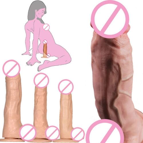 Silicone Dildo Huge Sex Toys For Woman Realistic Penis With Suction Cup G Spot Vagina Stimulator Female Masturbation Sex Product