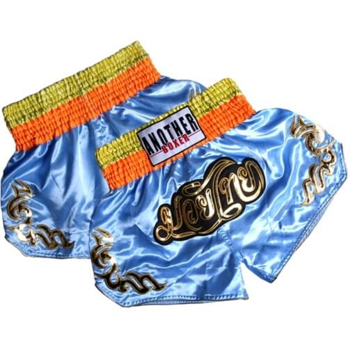 Combat MMA Boxer Shorts Thai Muay Boxeo Training Sport Shorts High Quality Kick Boxing Fitness Athletic Pants for Kids Adults