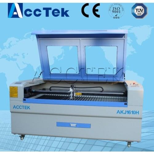 AKJ1610H metal and non metal laser cutting machine, cnc laser cutting machine 150 watts