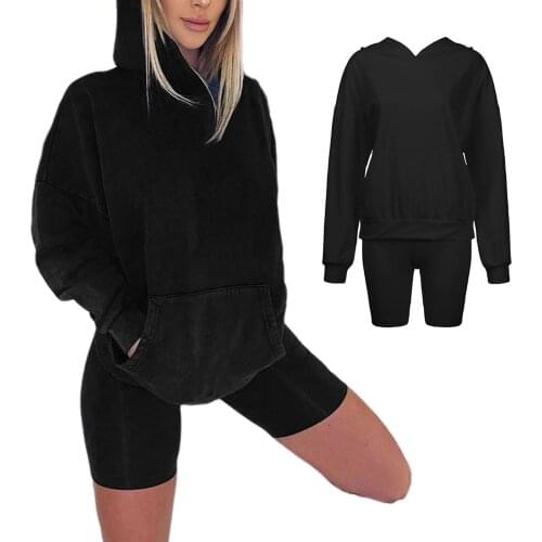 Womens Hoodies Sweatshirt Set Joggers Suit Two Piece Outfits Set Clothes Ladies Tracksuit Female sweatshirt