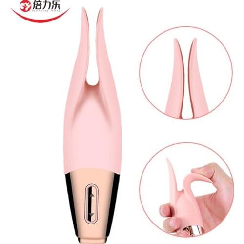 10 Modes Soft Silicone G Spot Vibrator Jumping Egg Tongue Clip Vibrator Nipple Clip AV Wand Sex Toys Female Masturbation Device