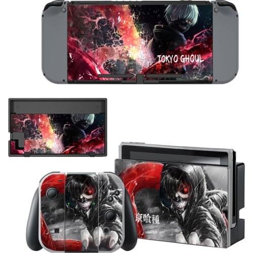 11 Styles Tokyo Ghoul Style Vinyl Decal Skin Sticker For Nintendo Switch NS NX Console Protector Game Accessoriy NintendoSwitch