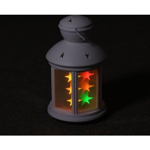 3D Stars Twinkle Retro Portable Light Warm White Colorful Flashing Bright Desk Table Bed Lamp 24pcs LED Drop shipping