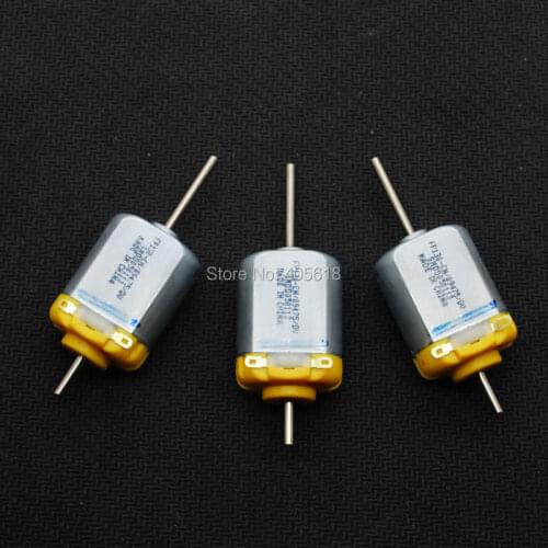 Top quality 3pcs Biaxial axis carbon brush 130 Motor 1.5-12V DC Strong magnetic 12V 5400RPM Toy motor free shipping