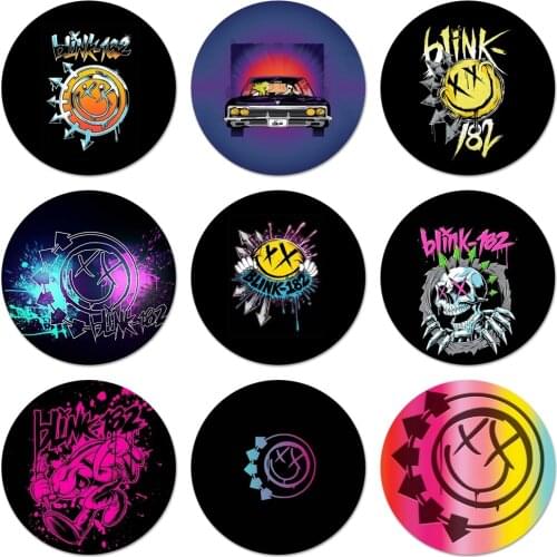 58mm Blink 182 Band Icons Pins Badge Decoration Brooches Metal Badges For Backpack Decoration