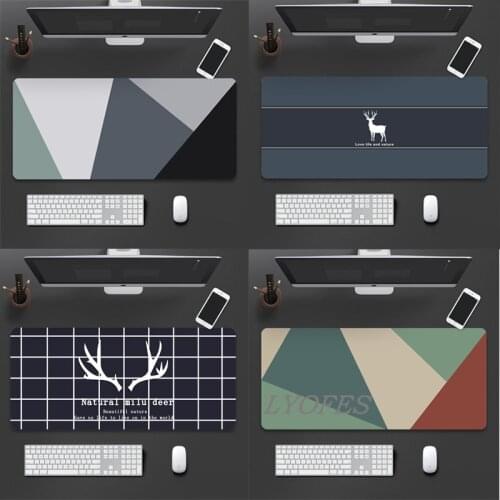 Deskpad Large 80x30cm Gaming Mouse Pad Mat for Office Computer Gamer Keyboard Non-Skid Durable Office Laptop Notebook Desk Mats
