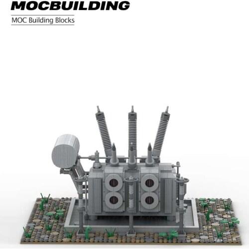 Childrens Toys,1885PCS MOC Building Blocks, High-Voltage Transformer Small Particle Building Blocks