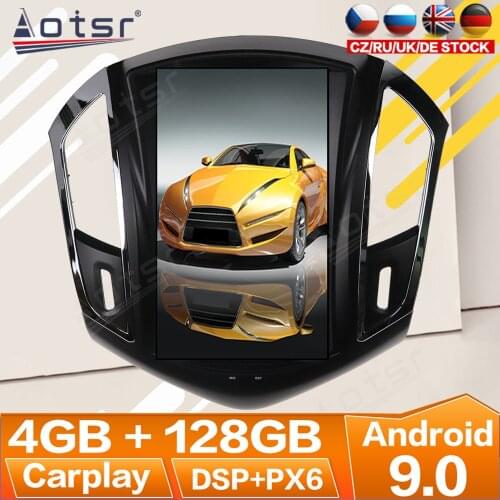 For Chevrolet Cruze 2012 2013 2014 2015 Android 9 Radio Multimedia Car Cassette Recorder Stereo Player Tesla GPS Navi Head Unit