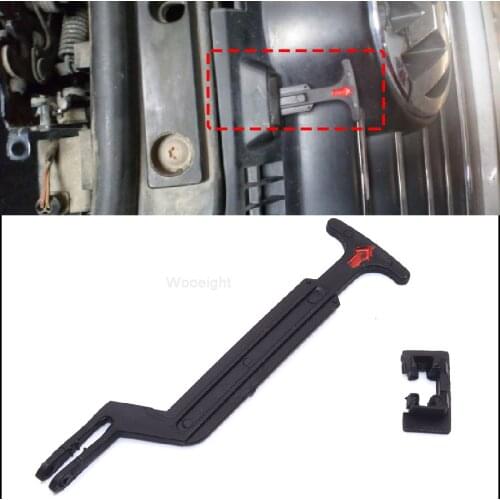 Wooeight 1x Engine Bonnet Cover Release Lock Latch Handle Rod 3B0823593 C Fit for VW Volkswagen Passat B5 / B5.5 1998-2003 2004