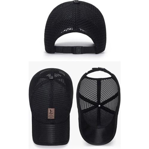 Summer Mesh Breathable Sun Hat Breathable Quick Drying Mens Outdoor Sun Cap Sun Hat Summer Womens Hollow Mesh Baseball Cap