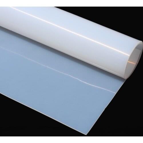 Silicone rubber sheet 1/1.5/2/3/4/5mm thickness board film 500*500mm width thin board white rubber seal gasket