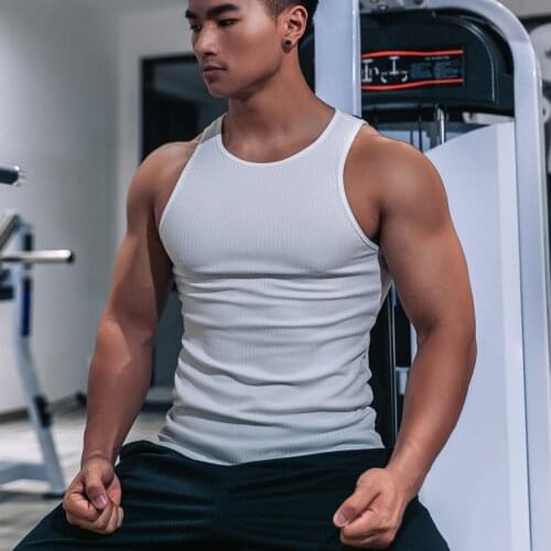 Mens New Compression Fitness Tights Tank Top Quickly Dry Sleeveless Gym Clothing Summer Workout Running Vest Sports Shirt