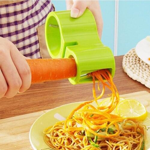Multifunction Spiral Vegetable Cutter Double Grater Sharpener Kitchen Cooking Tools Julienne Peeler Cutting Maker 301-0481