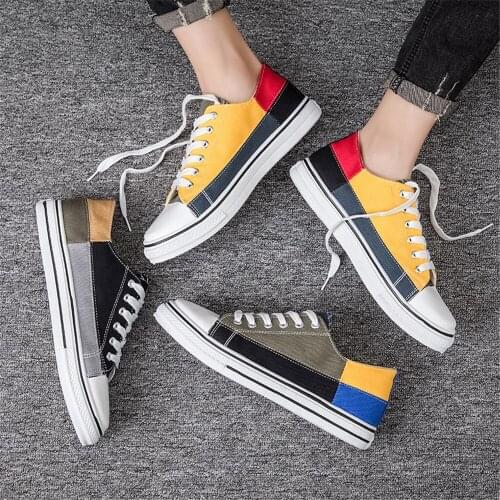 Hot Sale Comfortable Canvas Shoes Men Fashion Summer Casual Sneakers Tidal Current Students Shoes Flats 2021 Spring Outdoors
