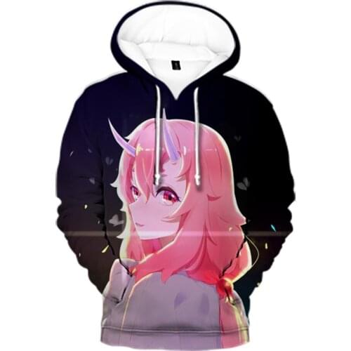 Novelty That Time I Got Reincarnated as a Slime Hoodies 3D Print Women/men Fashion Sweatshirts Arrival Autumn Streetwear tops