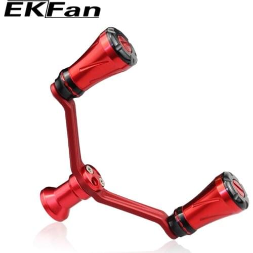 EKFAN New Design 90MM Length Alluminum Alloy Fishing Reel Handle knobs Suit For S/D Type Reel Fishing Tackle DIY Accessory
