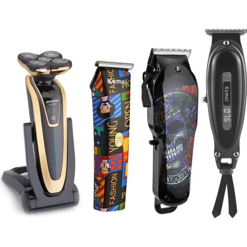 Hair Clipper Professional Trimmer 5D Floating Head Shaver Rechargeable Whole Body Wash Electric Shaver USB Cordless Easy Haircut