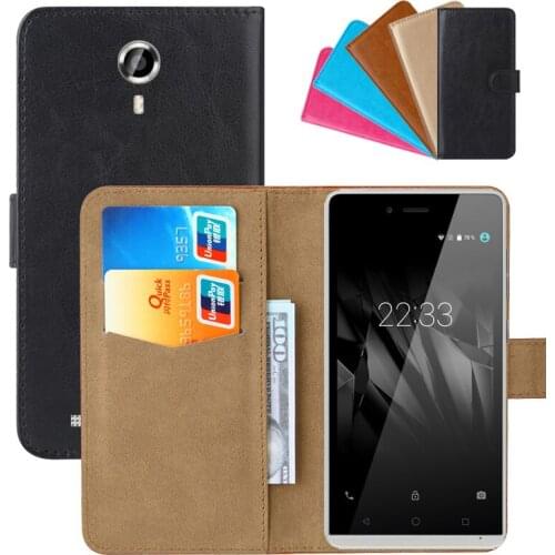 Luxury Wallet Case For Micromax Bolt Q354 PU Leather Retro Flip Cover Magnetic Fashion Cases Strap