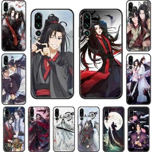 Anime mo dao zu shi Phone case For Huawei P 8 10 20 30 Smart Plus 2019 Z Lite Pro 2017 2019 black fashion Etui silicone