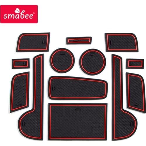 Smabee Anti-Slip Gate Slot Mat for Lexus CT200h 2011 ~ 2018 CT 200H A10 Accessories Rubber Cup Holders Non-slip mats Coaster
