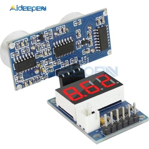 HC-SR04P Ultrasonic Sensor HC-SR04 Measuring Distance Sensor LED Display Module for Arduino UNO Robot