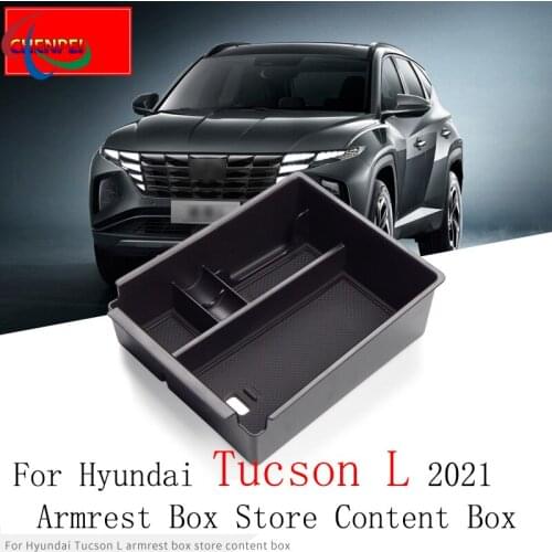 For Hyundai Tucson L Armrest Box Storage Box Modification Storage Box central Control Compartment Storage Box Car Accessories