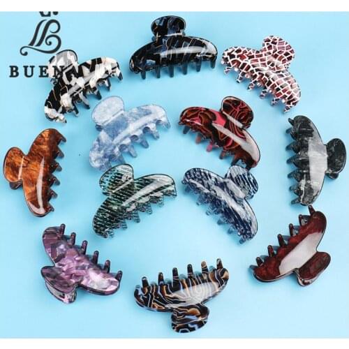 Big Hair Claw - Ponytail Holder for Women Lady Cellulose Acetate Hair Accessories Ornament Jewelry for Braids Tiara Wear Daily