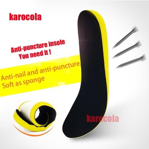 Safety Shoes Insole Anti-piercing Stab-resistant Anti-nail Wear Soft Outdoor Site Anti-puncture Damping Insole