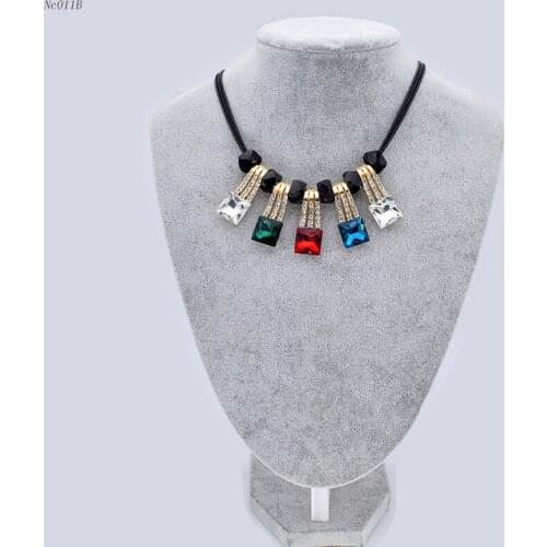 Crystal Necklaces & Pendants Collier Femme For Women 2017 Fashion Boho Colar Vintage Maxi Accessories Jewelry Collar Bijoux 011