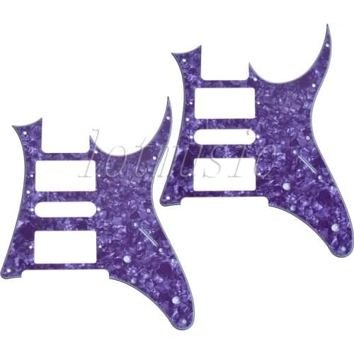 2pcs purple pearl HSH Eletric Guitar Pickguard For Ibanez RG250 Style replacement