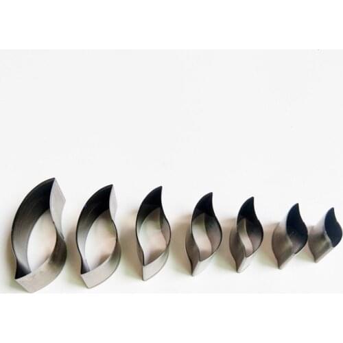 7 Pcs/Set 20/25/30/35/40/45/50mm Leaf Pendant Knife Mold Manual Leather Knife Mold Leather Knife Mold Laser Knife Mold