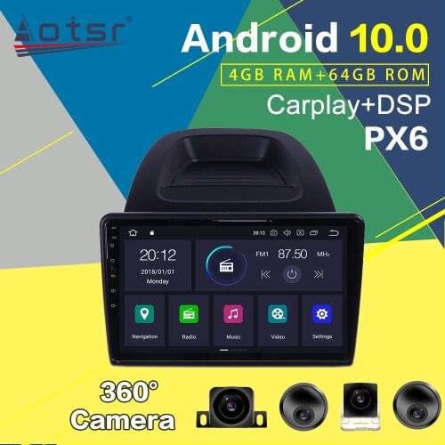 Car Radio GPS Navigation For Ford Ecosport 2018+ Android Screen Multimedia Player Head Unit 4GB 64GB Auto Stereo Audio Video DSP