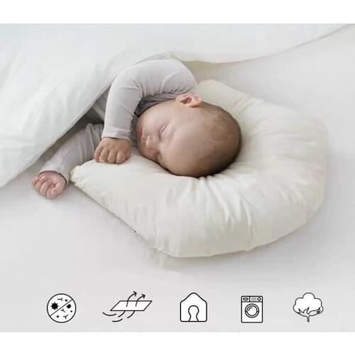 Cotton baby pillow baby correcting anti-eccentric head baby pillow side sleeping pillow stereotyped pillow bebe funiture
