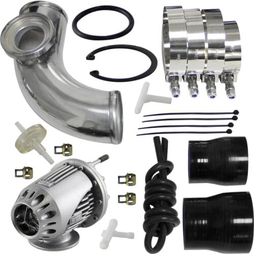 SQV Blow Off Valve BOV IV 4 Turbo Pipe Kit For Hyundai Genesis Coupe 2.0T Black / Blue / Silver