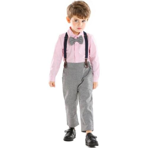 Kids Boys Clothes Set Fashion Gentleman Party Children Wedding Suit For Boys Wedding Boys Infant Clothing Kids Boys Clothes Set