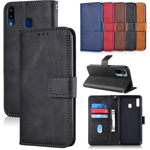 Leather Case for Samsung A30 A50 A40 A10 A20S A20e Case For Galaxy A31 A32 A12 A52 A21S A11 A41 A51 A71 A72 Wallet Protect Cover