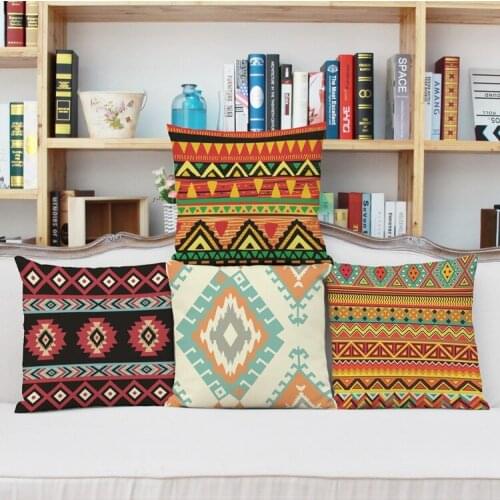 Colorful Stripe Pillow Case Decorative Throw Pillow Covers Hidden Zipper Closure Cushion Case cojines WY007