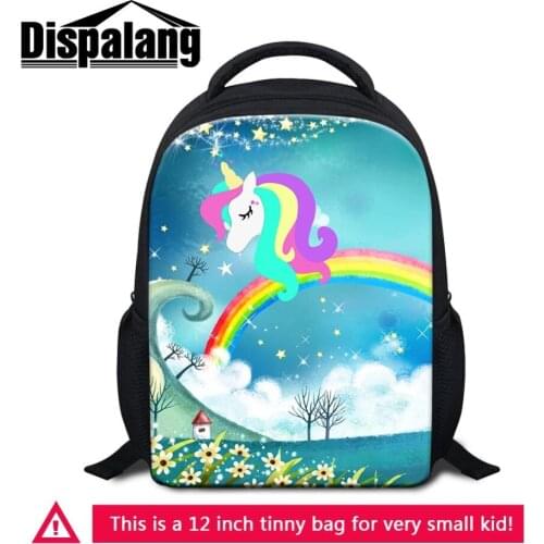 Small Unicorn Backpack for Kids Cute Animal Designer Shoulder Book Bag Girls Day Pack Kindergarten Children Satchels Mochilas
