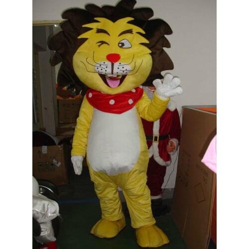 Masoct Lion King Simba Mascot Costume Custom Fancy Costume Anime Cosplay Kits for Halloween Party Event