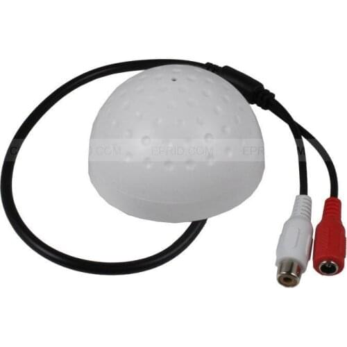 MIC Microphone RCA Output High Sensitive for CCTV Security DVR Monitor Audio