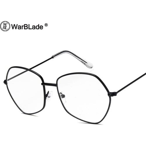 WarBLade Fashion Black Glasses Frame Women Men Square light Optical transparent Clear Glasses Spectacles Eyeglass Nerd Glasses