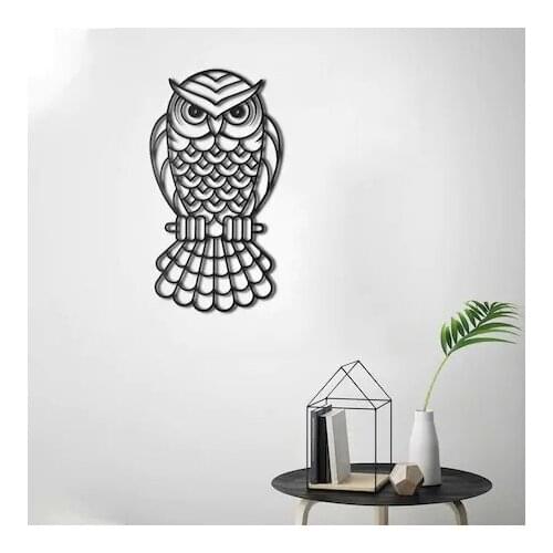 Wall Owl Black Design Living Room Modern Design Kids Bedroom Decoration Stickeer Wallpaper Birds Frame for Home Decors