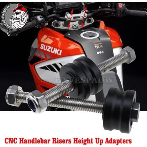 NEW Motorcycle Accessories for Suzuki DL1050XT DL1050A V-Strom V Strom VSTROM DL1050 CNC Handlebar Risers Height Up Adapters