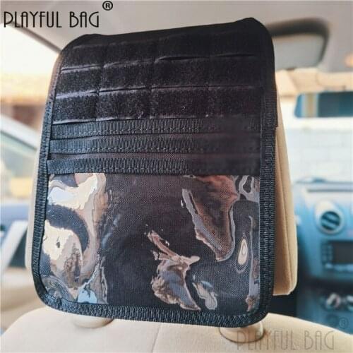 PB Playful bag Tactical CS car headrest cover hanging bag MOLLE storage Outdoor CS sundries sorting package equipment QC84S