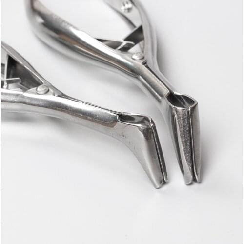 Stainless steel speculum nostril nose pliers nasal dilator checking into the drug -specific rhineurynter for adult & child